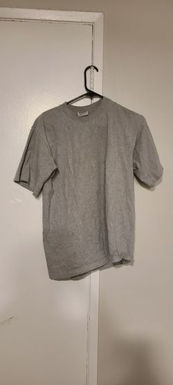 Plain Gray Crew Neck T-Shirt