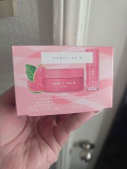 Fenty guava set with lip oil and body cream