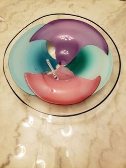 Large Decorative Glass Bowl