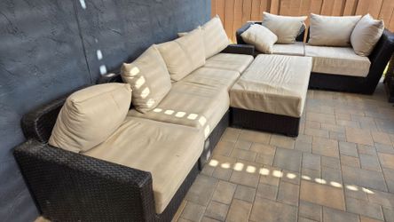 Outdoor Couch and Love Seat