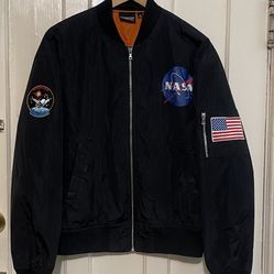 Vintage NASA Spacelab 2 Bomber Jacket By CHEMISTRY SIZE M