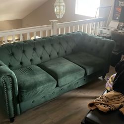 Green Three Seat Couch