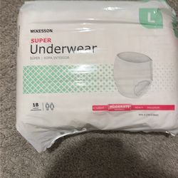 McKesson Super Underwear Large