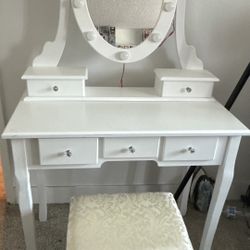 Switch Makeup Dressing Vanity Table Set