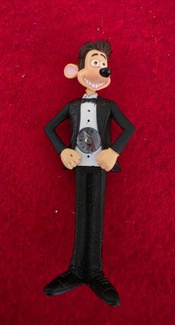 2006 McDonald's Happy Meal toy featuring the character Roddy St. James from the movie Flushed Away.