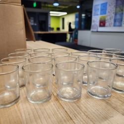 Glass Candle Holders
