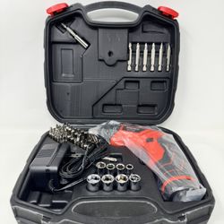 Stalwart 45-Piece Pivoting 3.6V Cordless Electric Screwdriver Kit with Case (Brand New)