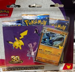 Pokémon 30th Celebration Tech Sticker Collection