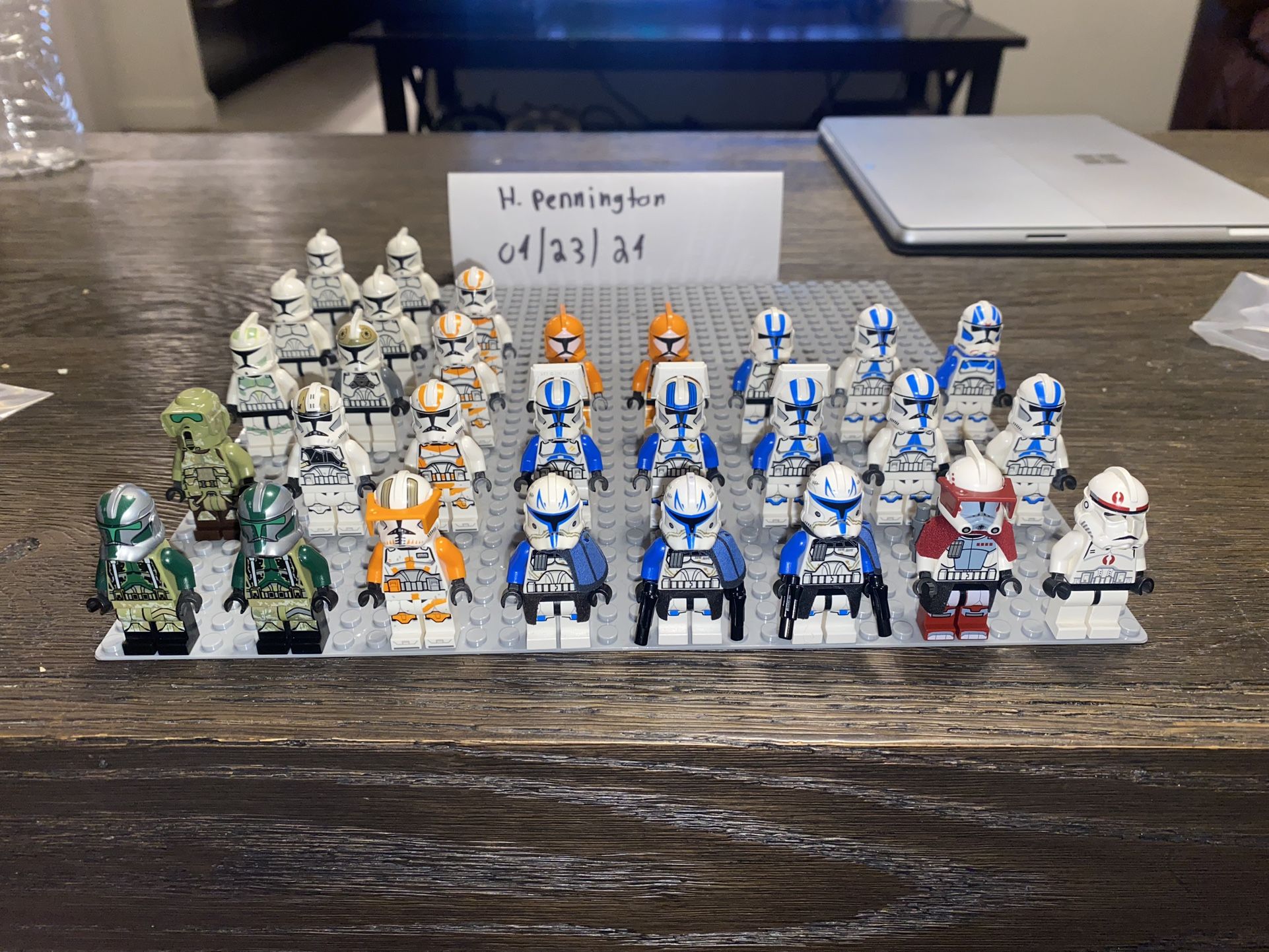 Lego Star Wars Clone Trooper Minifigure Lot 