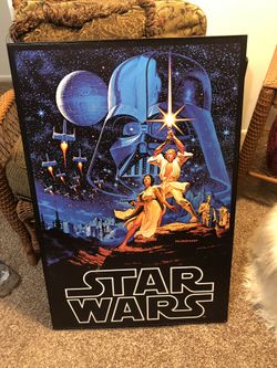 Star Wars canvas poster