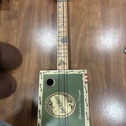Custom Cigar Box Electric Guitar W/ amp 