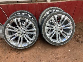 24” Chevy and GMC rims & tires