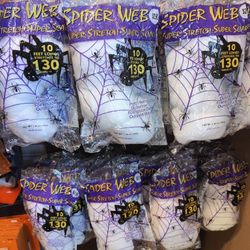 👻🕸️ Spooktacular Deal! Super Stretch Spider Webs - Only $0.99 Each! 🕸️👻