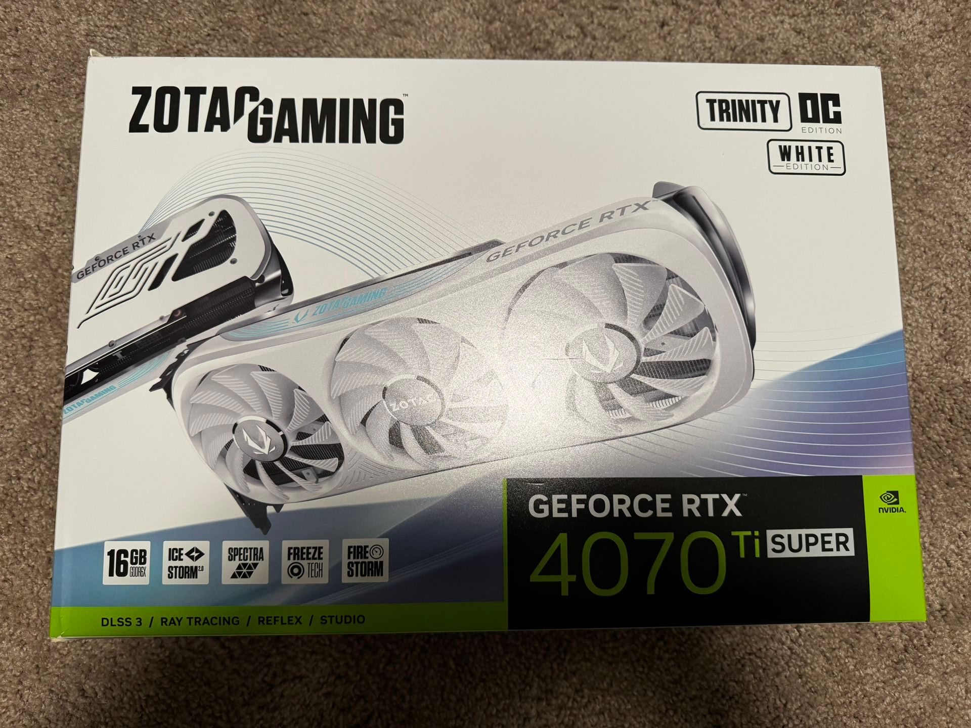 Nvidia RTX 4070ti Super White