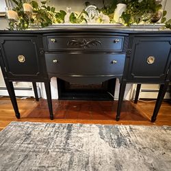 Professionally Refinished Sheridan Bow front Sideboard 