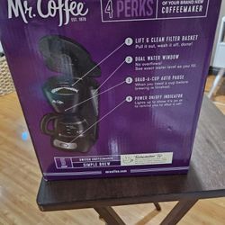 Brand New Mr. Coffee Coffeemaker