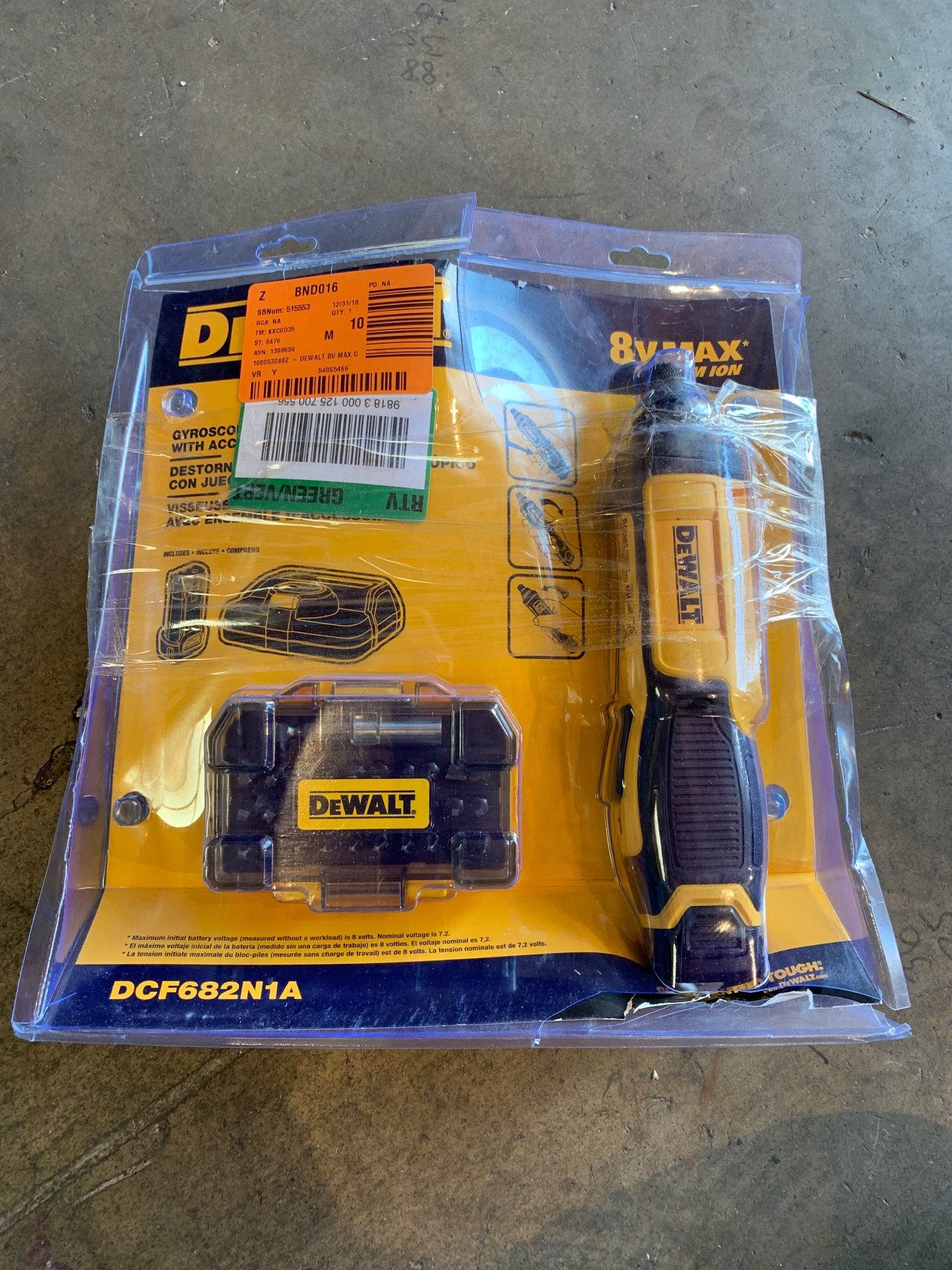 Dewalt screwdrivers