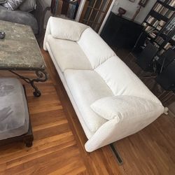 Beige 78” Sofa 