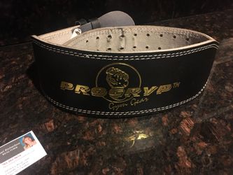 Progryp leather padded belt