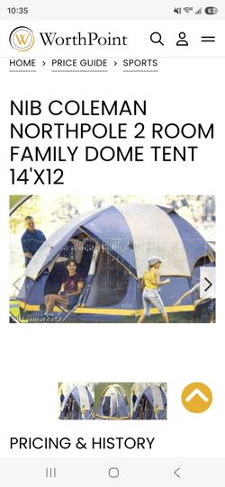 New 2 room dome tent 14×12