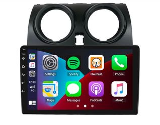 4+64G 9 in Car Stereo for Nissan Qashqai J10 2006-2016, 4Core Android 15 Car Player with Carplay And