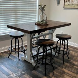 Counter High Dining Table And Bar Stools Extra Discount Code RSG 
🔥🔥 Mention OfferUp for this Special Price!!