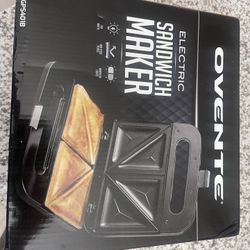 Ovente Electric Sandwich Maker 
