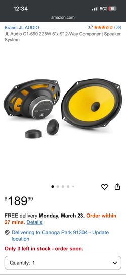 JL Audio 6x9 Speaker System