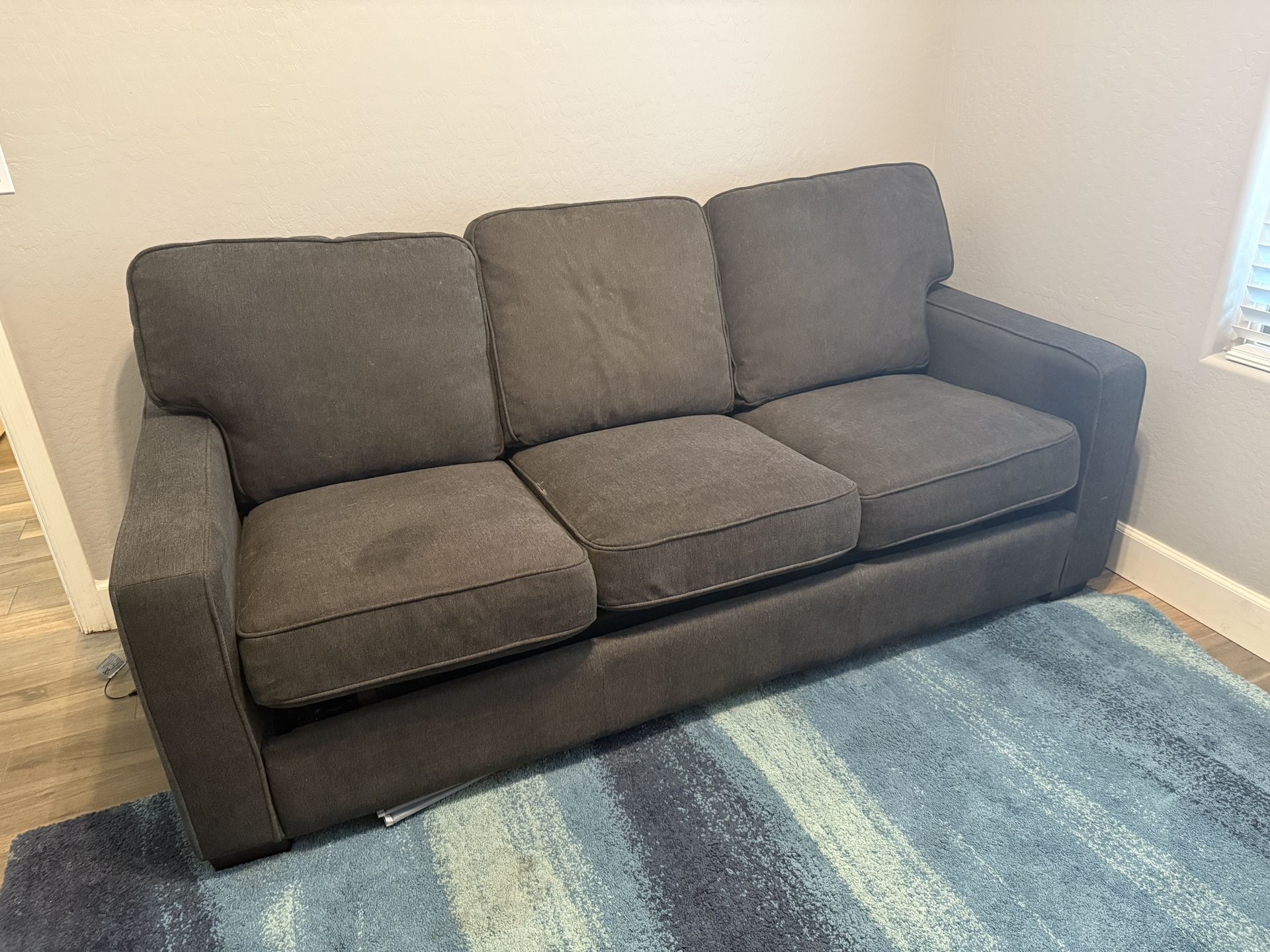 Gently Used Brown Sleeper Sofa – Great Condition!
