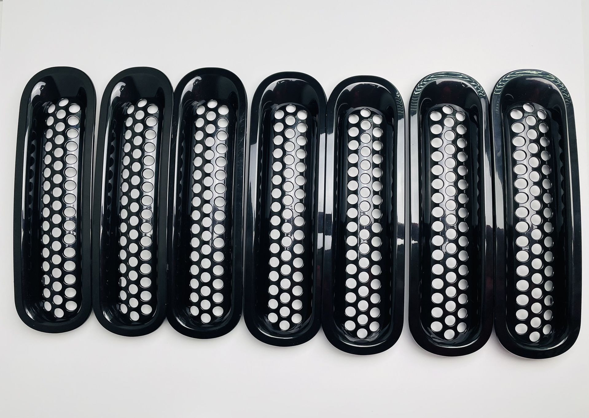 Jeep Grille 7pcs Black