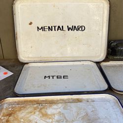 Antique Signs Trays Hospital