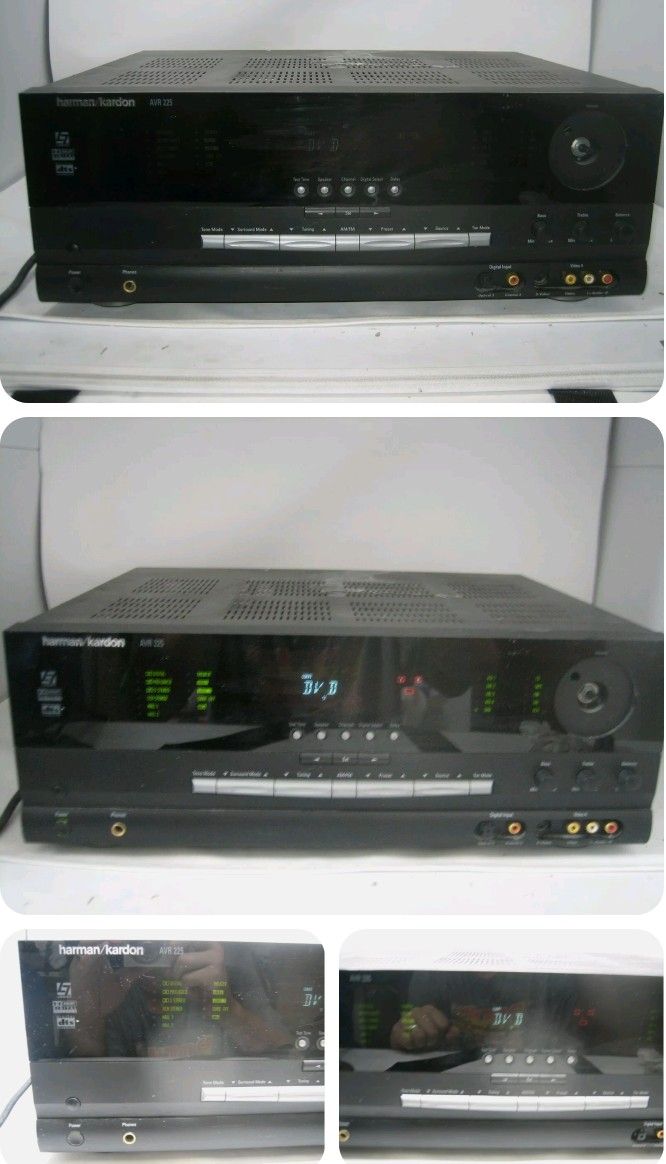 harman kardon  avr225 receiver amplifier. work