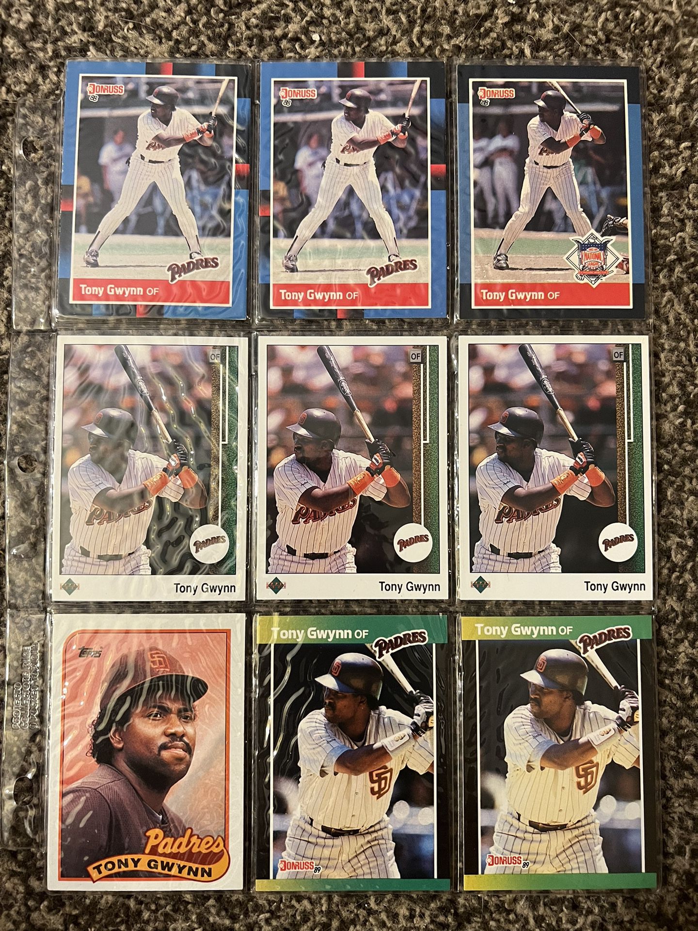 TONY GWYNN Baseball Cards (See Other Listings)