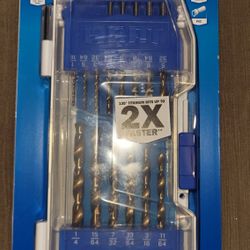 Hart 14pc Titanium Drill Bit Set With Case