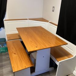 5pc Nook Kitchen Table 