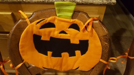 (4) Potterybarn Halloween Chair Sleeves