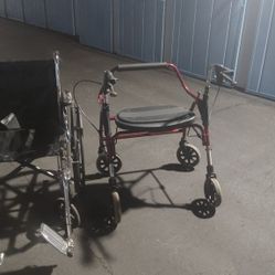 Wheelchair And Walker