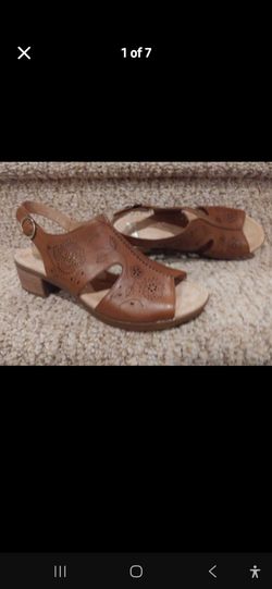 New Women's Size 9 / 9.5 (42) Dansko Sandal [Retail $140] Leather/ Foot Support