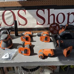 Ridgid 18V Combo Kit 8 Pieces