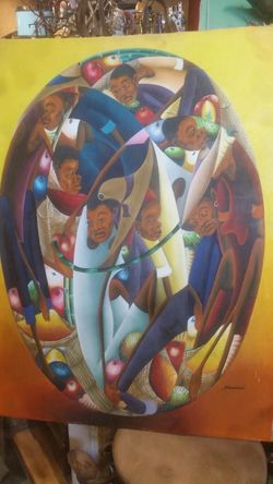 J louis saint oil painting