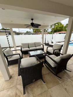 El Dorado Outdoor Patio Furniture Set - 7 Pieces
