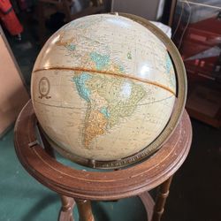 Vintage Globe And Stand