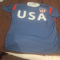 USA Mens Soccer Jersey Size 3Xl