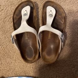 White Birkenstocks 