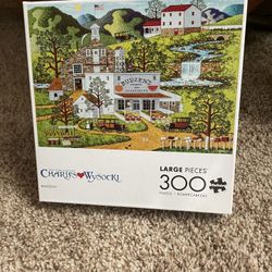 Charles Wysocki Large Piece Puzzle