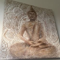 Large Buddha Canvas Shirts