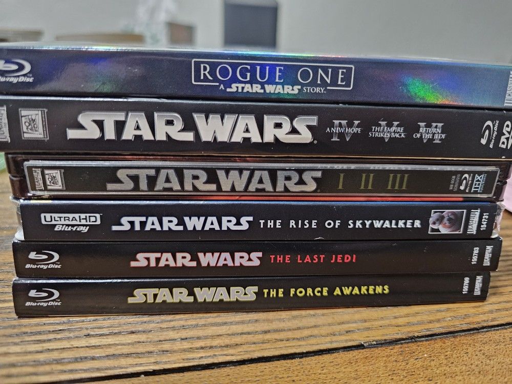 STAR WARS: 3 Trilogies, Rogue One Blu Ray