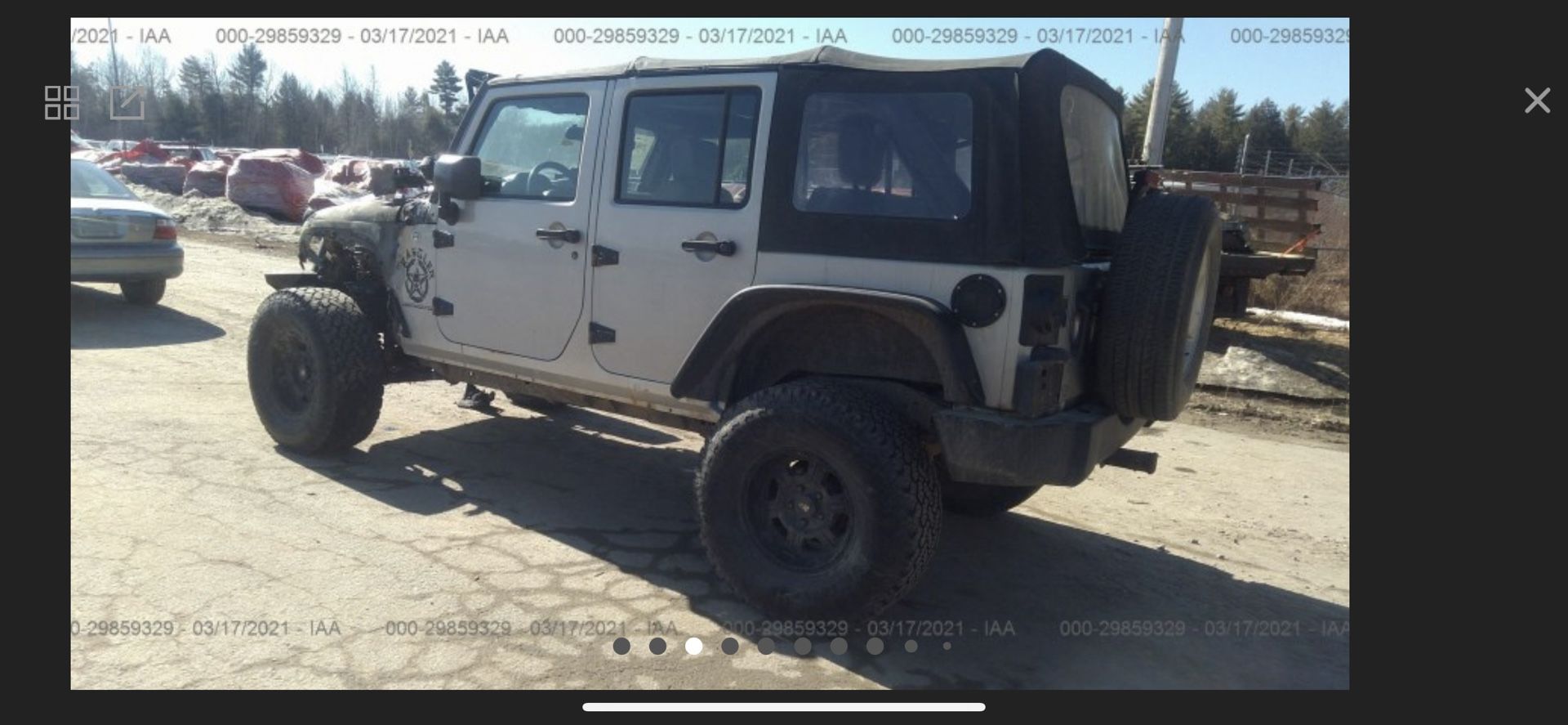 2008 JEEP WRANGLER PARTING OUT