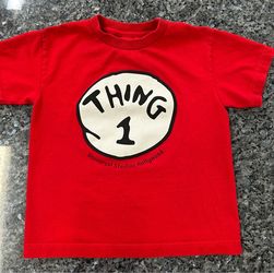 Universal Studios "Thing 1" red t-shirt for kids, size XS