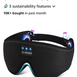 DOLIDA Headphones Sleep Mask 